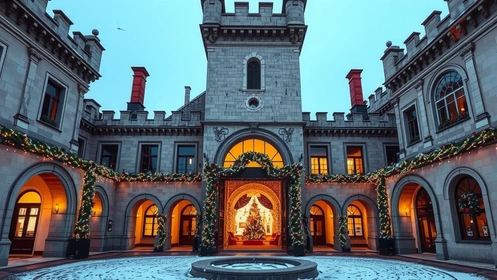 Hur man firar jul på ett slott