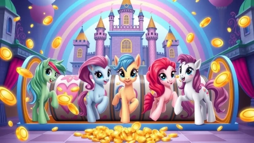 Min lilla pony slott väcker barnens fantasi