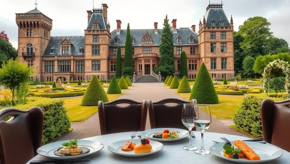 Örby slott och god mat på ett ställe