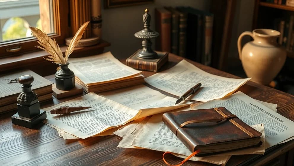 Text till brev från kolonien berättar historien