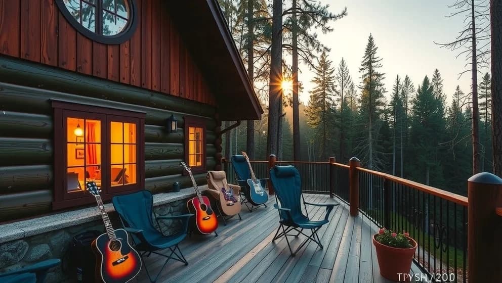 Text till kompisbandet i ett hus vid skogens slut