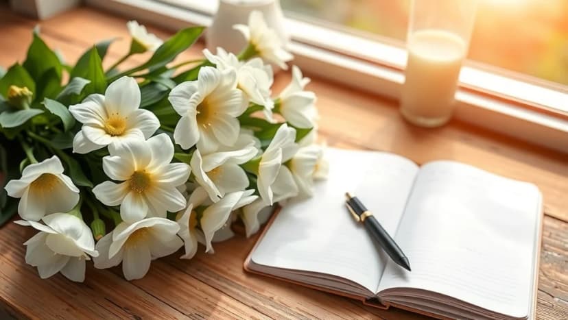 Vackra ord att skriva till begravningen