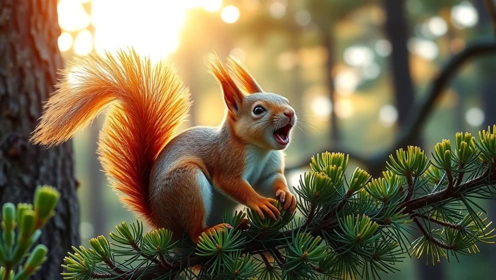 Ekorrn satt i granen och sjöng barnvisor | Musik på slott